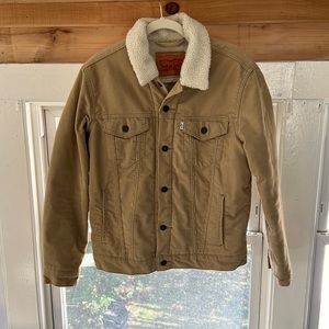 Levi-Strauss Tan, Corduroy, Trucker’s Jacket